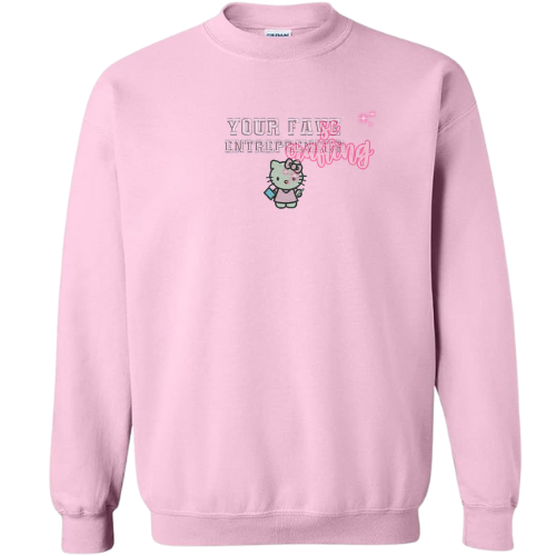 Kitty Entrepreneur Crewneck