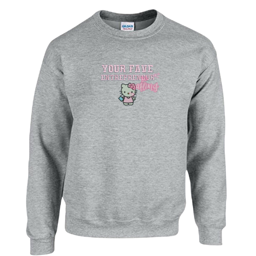 Kitty Entrepreneur Crewneck