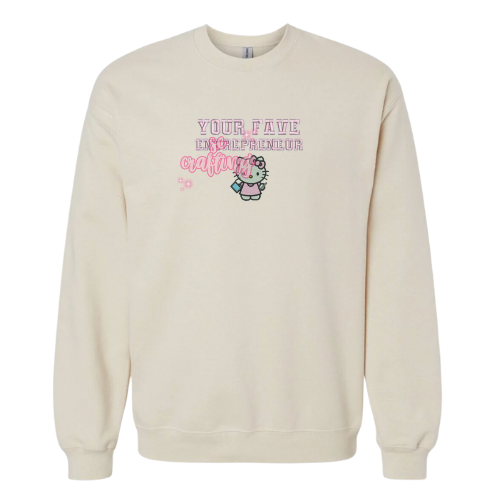 Kitty Entrepreneur Crewneck