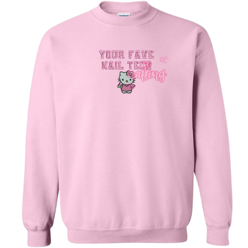 Kitty Nail Tech Crewneck