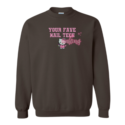 Kitty Nail Tech Crewneck