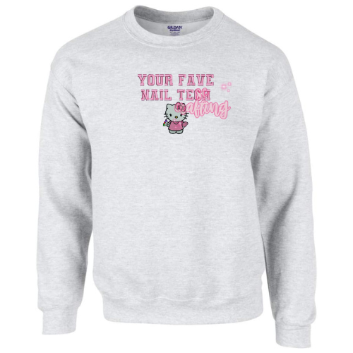 Kitty Nail Tech Crewneck