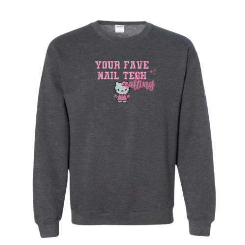Kitty Nail Tech Crewneck