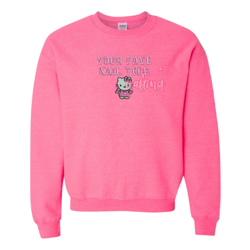 Kitty Nail Tech Crewneck