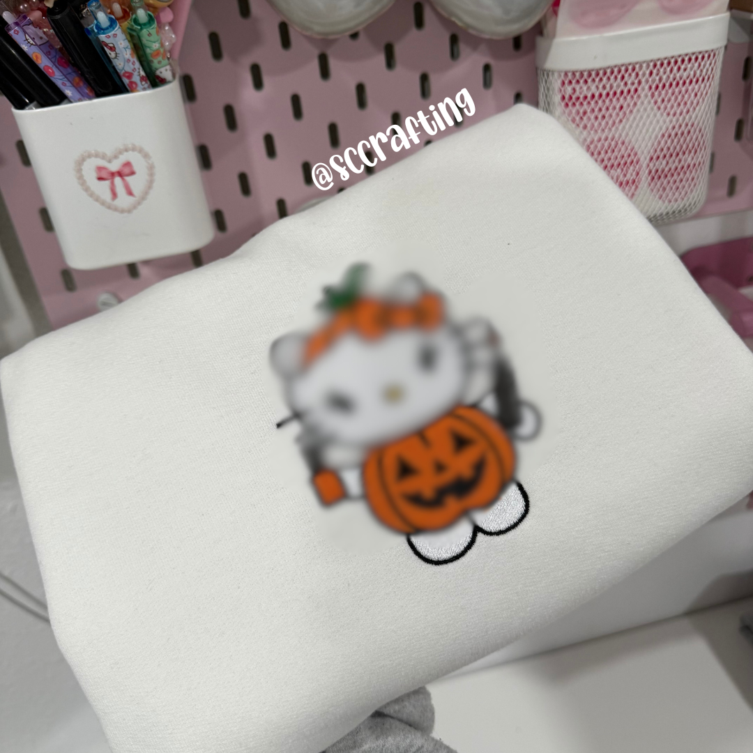 HK Pumpkin Nail Tech (2) Crewneck