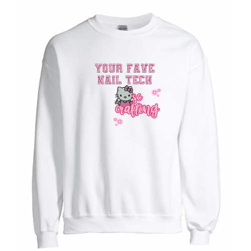 Kitty Nail Tech Crewneck