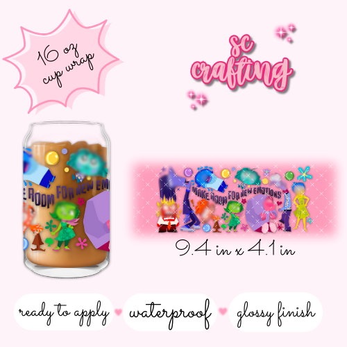 UV DTF #369 - 16 oz Cup Wrap