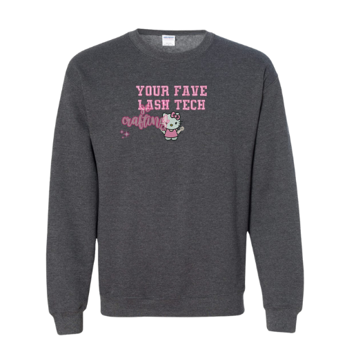 Kitty Lash Tech Crewneck