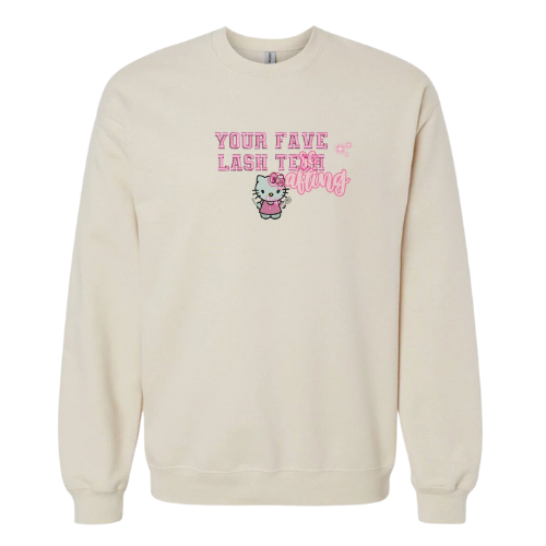 Kitty Lash Tech Crewneck