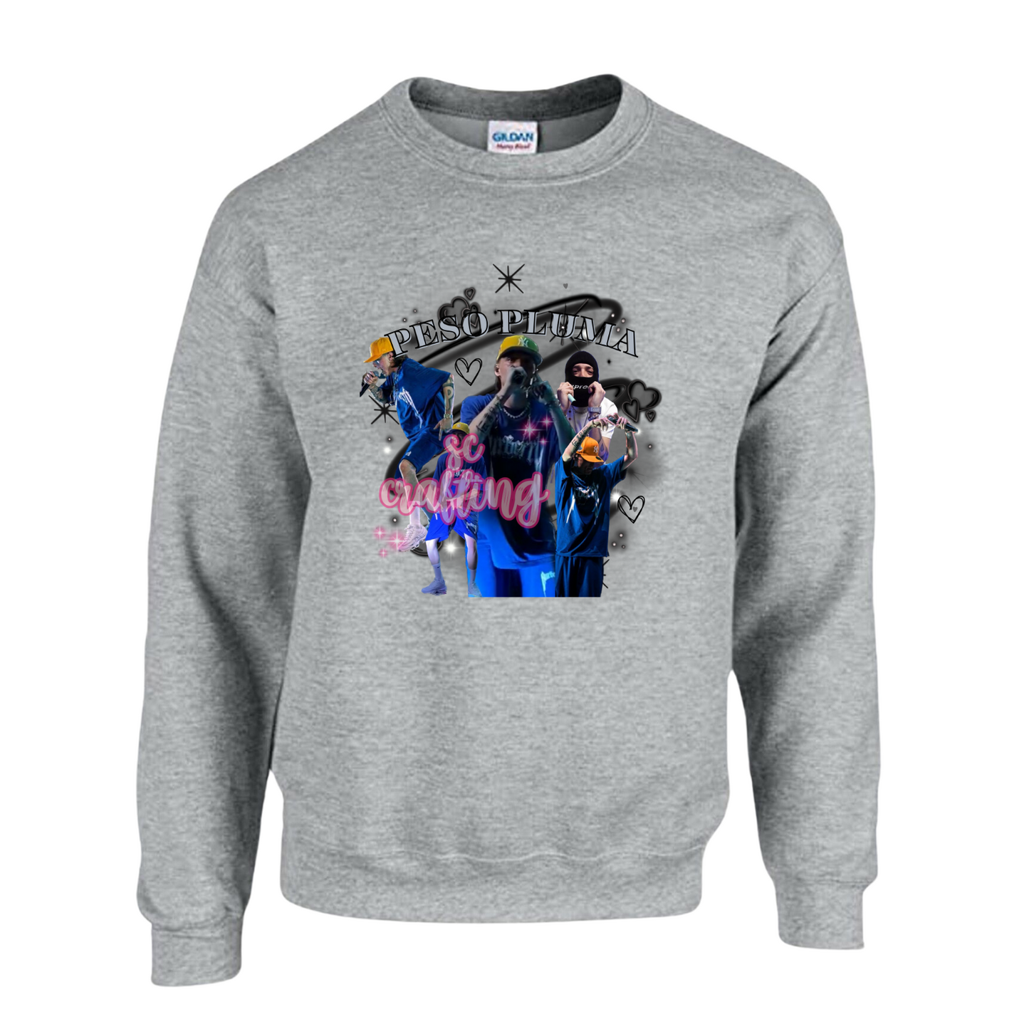 Blue/ Black Peso Crewneck
