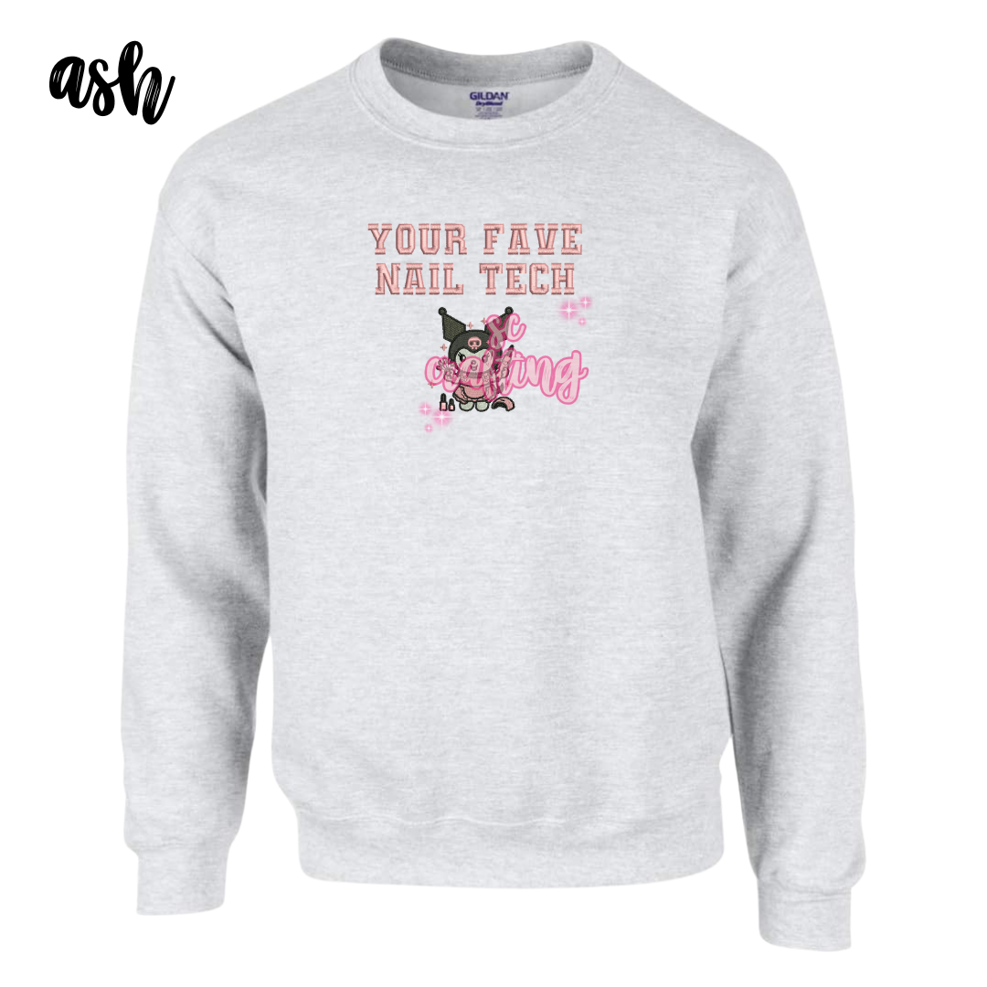 HK Friend Nail Tech Crewneck