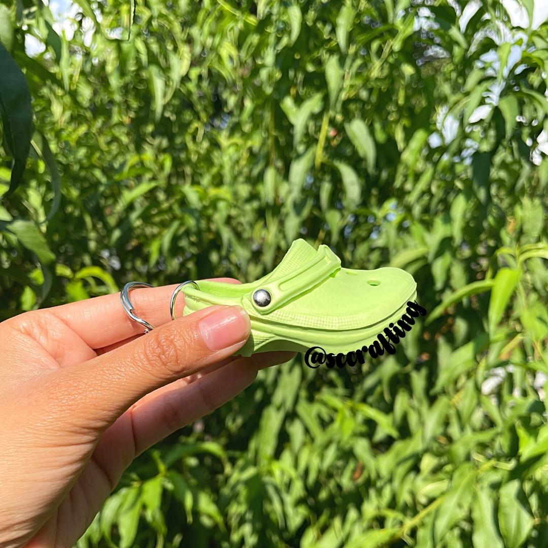 Green Clog Keychain