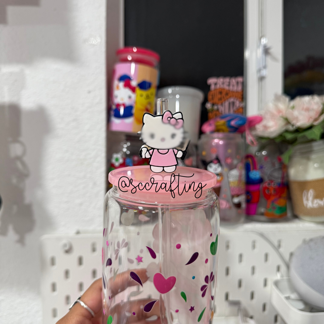 Kitty Lash Tech Straw Topper