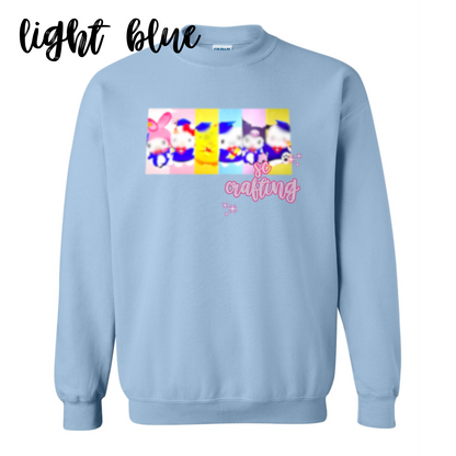 Kitty and Friends Graduation Crewneck