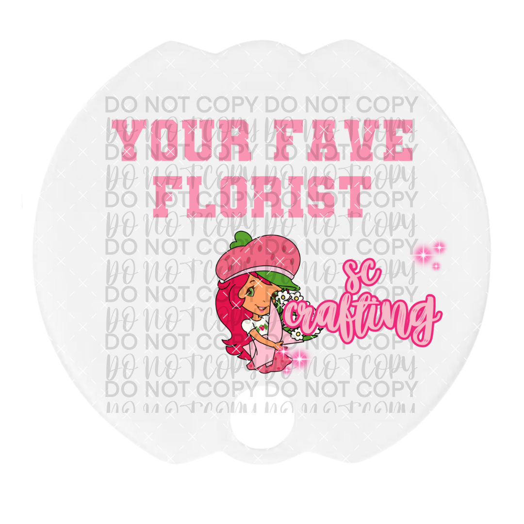 Strawberry Florist #1 40 oz Topper