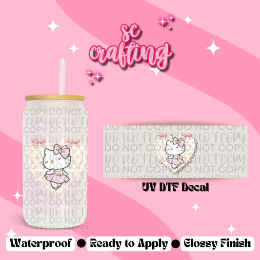 Coquette Kitty UV DTF Decal