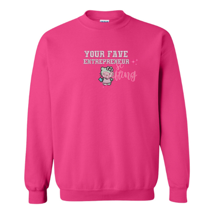 Kitty Entrepreneur Crewneck