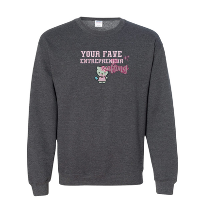 Kitty Entrepreneur Crewneck