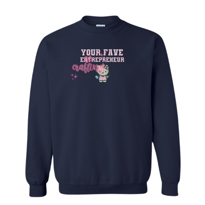Kitty Entrepreneur Crewneck