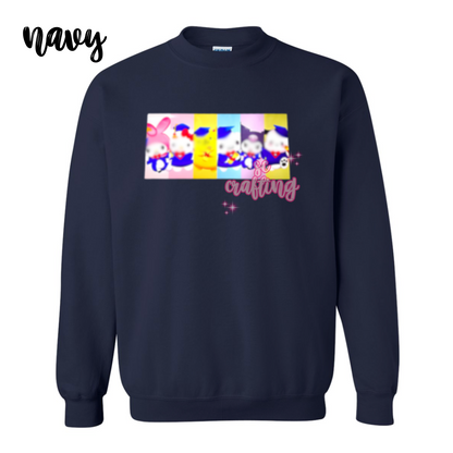 Kitty and Friends Graduation Crewneck