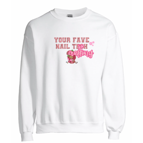 Strawberry Nail Tech Crewneck