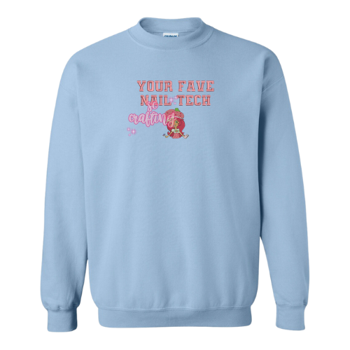 Strawberry Nail Tech Crewneck