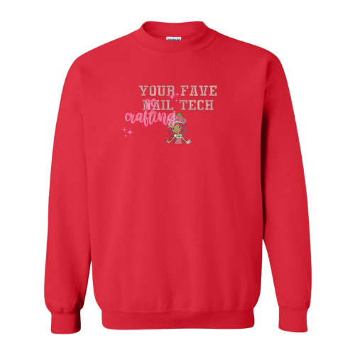 Strawberry Nail Tech Crewneck