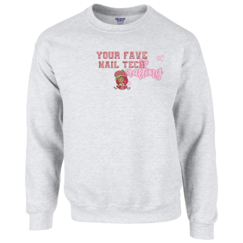 Strawberry Nail Tech Crewneck