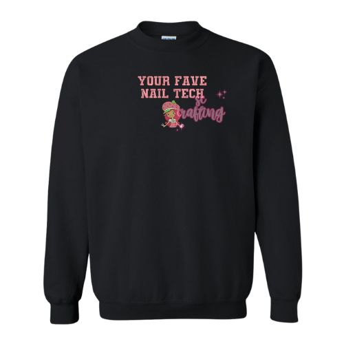 Strawberry Nail Tech Crewneck