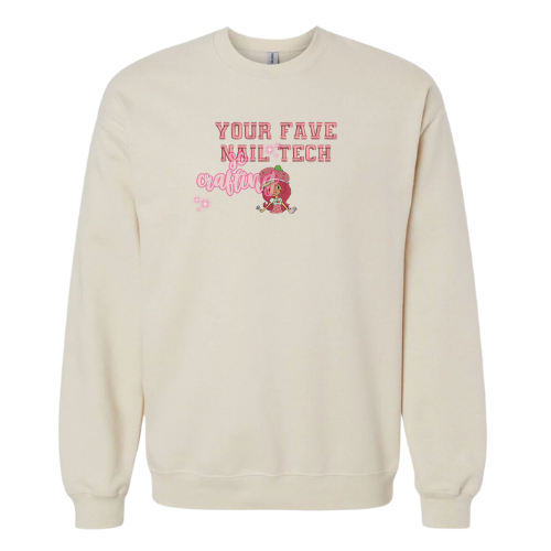 Strawberry Nail Tech Crewneck