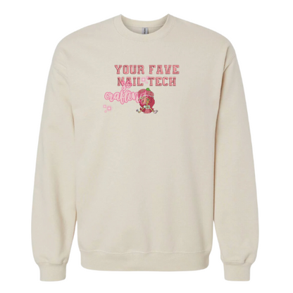 Strawberry Nail Tech Crewneck