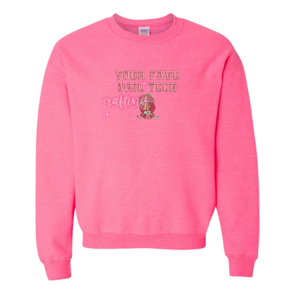 Strawberry Nail Tech Crewneck