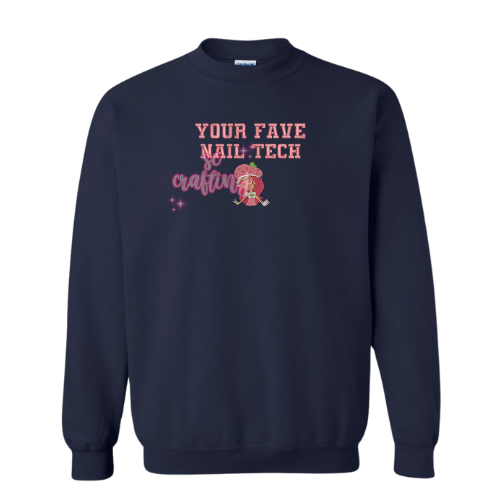 Strawberry Nail Tech Crewneck