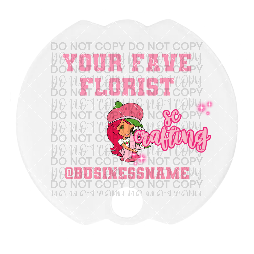 Strawberry Florist #1 40 oz Topper