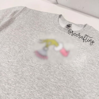 Grinchy Nail Tech Crewneck