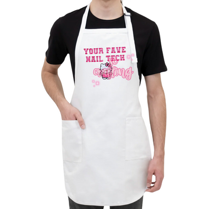 Kitty Nail Tech Apron