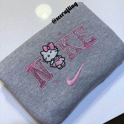 Coquette HK Glitter Crewneck
