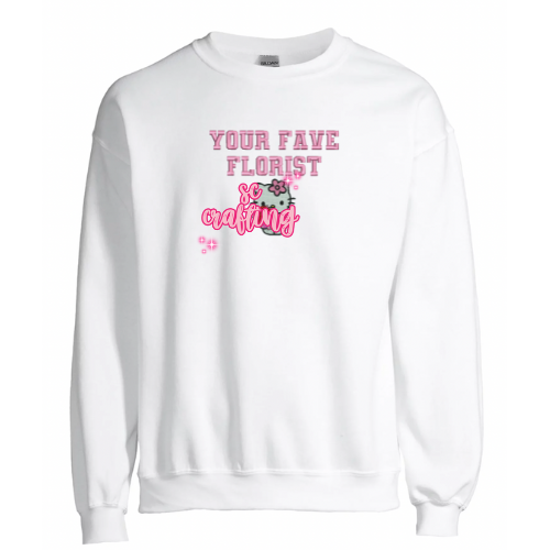 Kitty Florist Crewneck