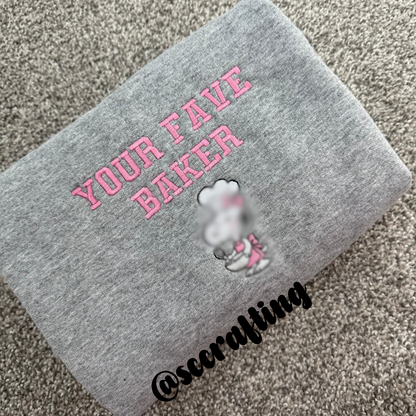 Snoopy Inspired Fave Baker Crewneck