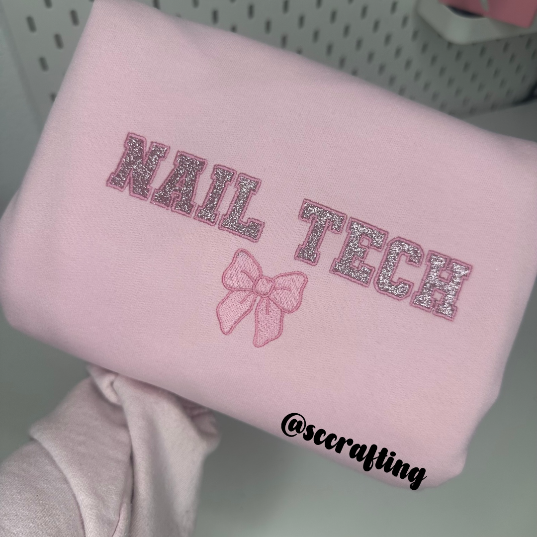 Nail Tech Coquette Crewneck/Hoodie