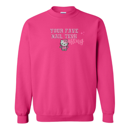 Kitty Nail Tech Crewneck