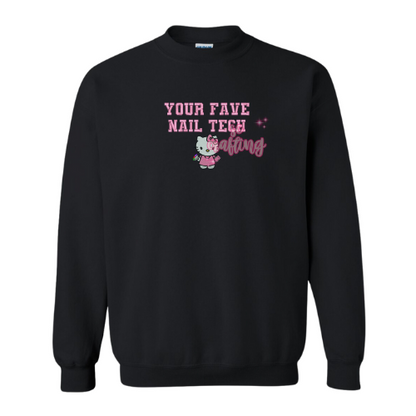 Kitty Nail Tech Crewneck