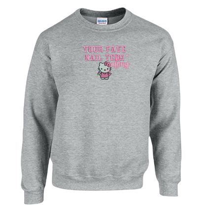 Kitty Nail Tech Crewneck