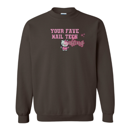 Kitty Nail Tech Crewneck