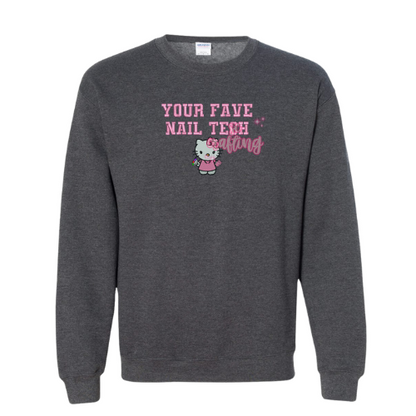 Kitty Nail Tech Crewneck