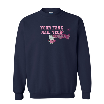 Kitty Nail Tech Crewneck