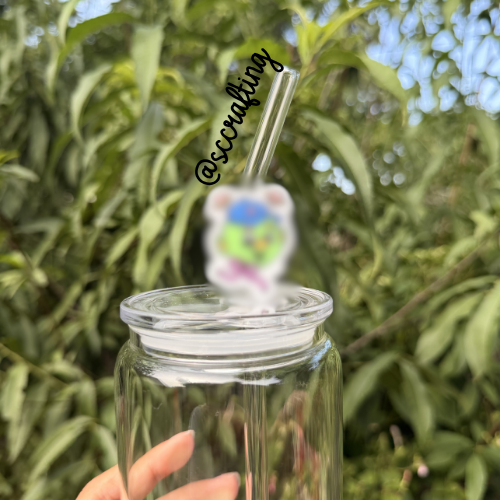Mascot Straw Topper