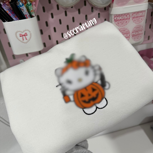 HK Pumpkin Nail Tech (2) Crewneck
