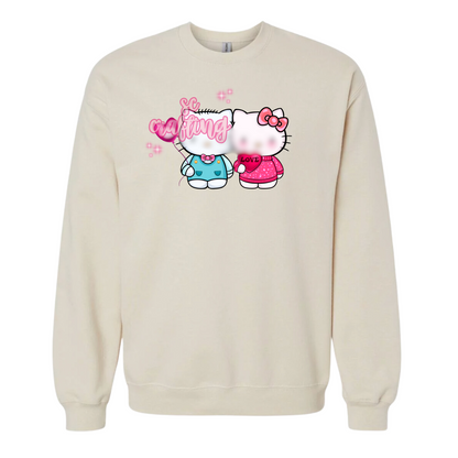 Kitty Couple Crewneck
