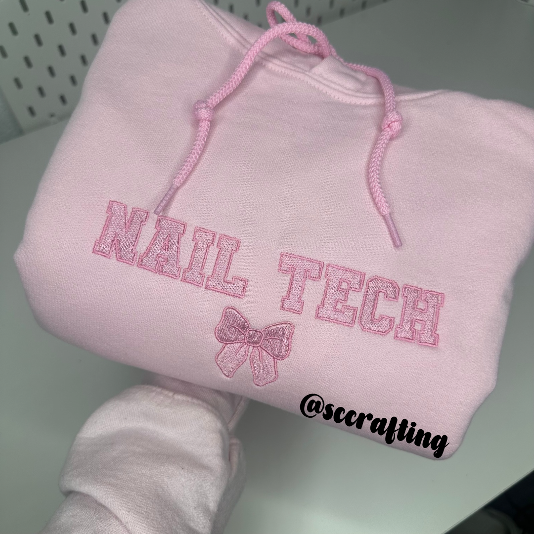 Nail Tech Coquette Crewneck/Hoodie